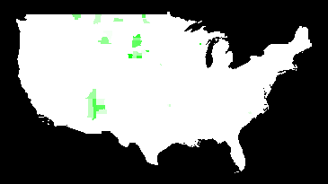 Counties with more than 30% Native American